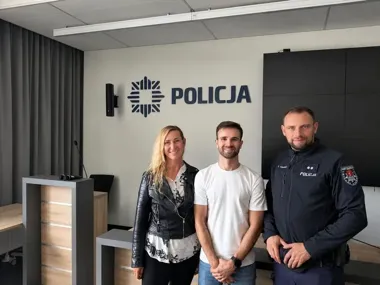 Portugalski policjant w Gdańsku. Wymiana dotyczyła pracy śledczych